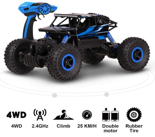 Rock Crawler 2.4Ghz Remote Control Car 4WD Off Road RC Monster Truck