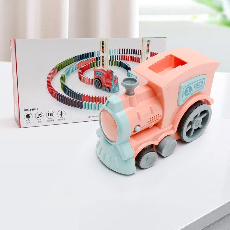 Electric Domino Building Blocks Train Toy