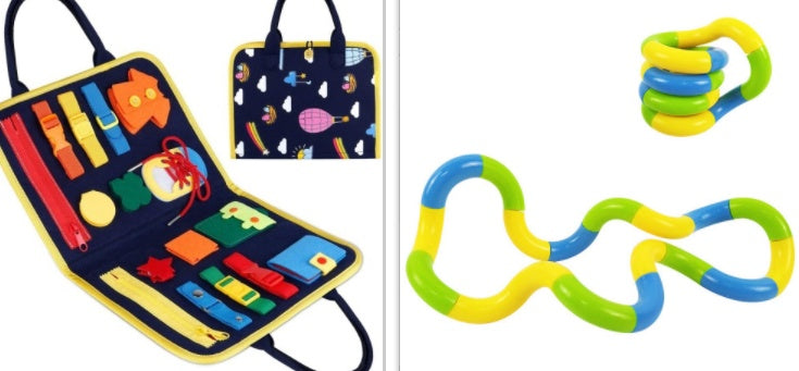 Busy Book for Baby Early Education and Preschool Sensory Learning Toy