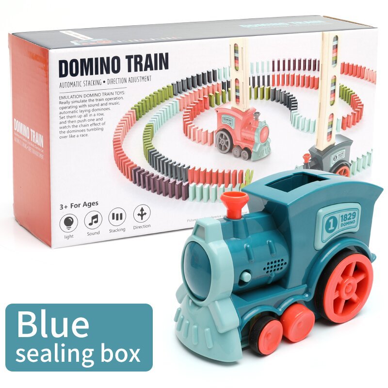 Electric Domino Building Blocks Train Toy