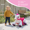 12V Unicorn Ride on Horse with Carrot Toy