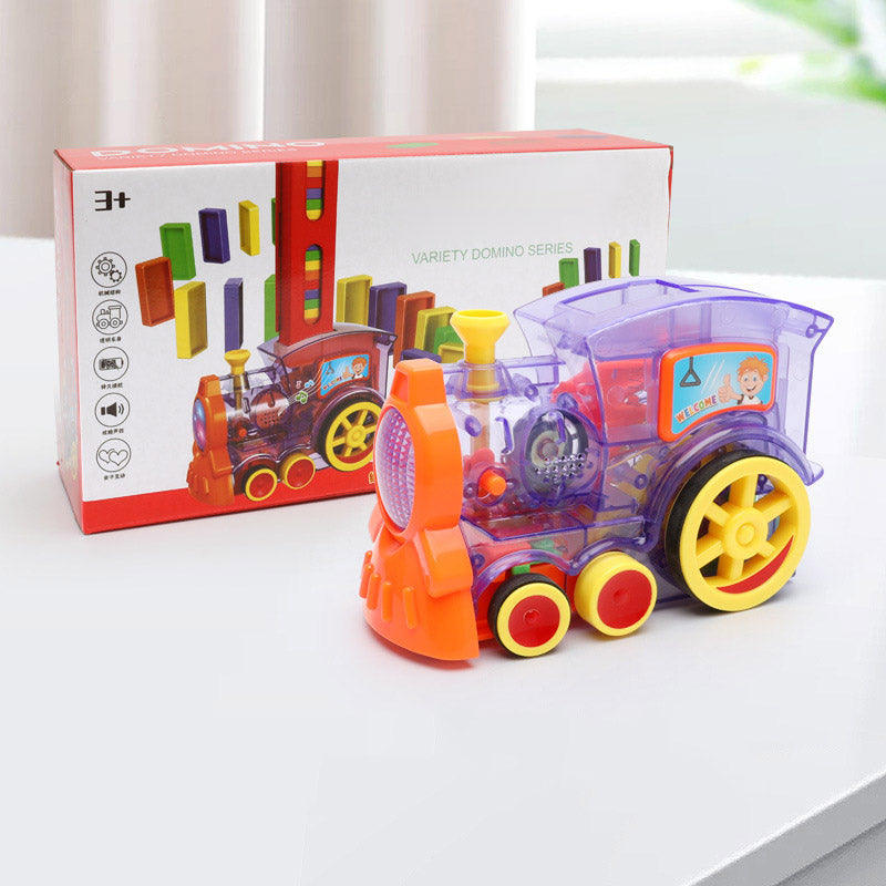 Electric Domino Building Blocks Train Toy