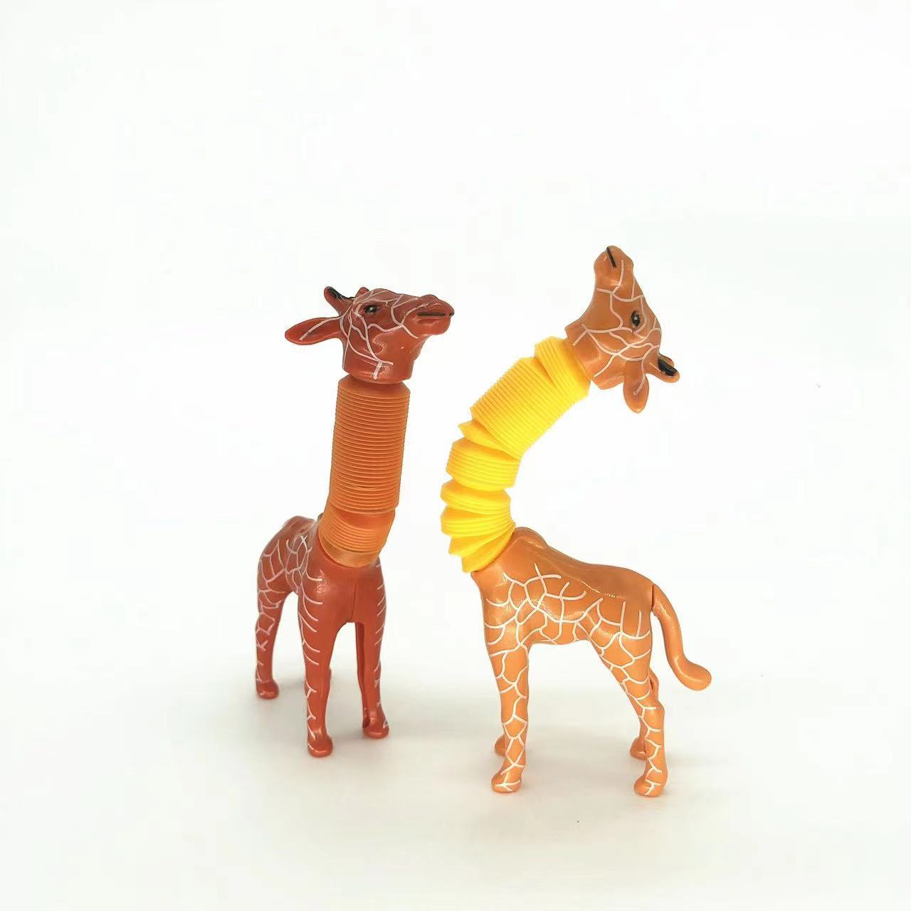 Giraffe Tubes Sensory Toys Novelty Spring Fidget Toy Stretch Tube Stress Relief Toy