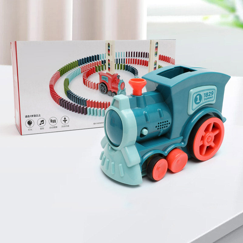 Electric Domino Building Blocks Train Toy