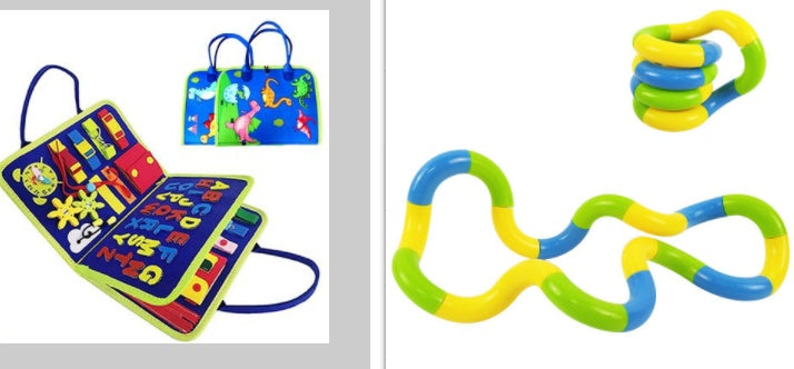 Busy Book for Baby Early Education and Preschool Sensory Learning Toy