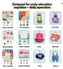 2-in-1 Soft Montessori Felt Quiet Book for Toddlers