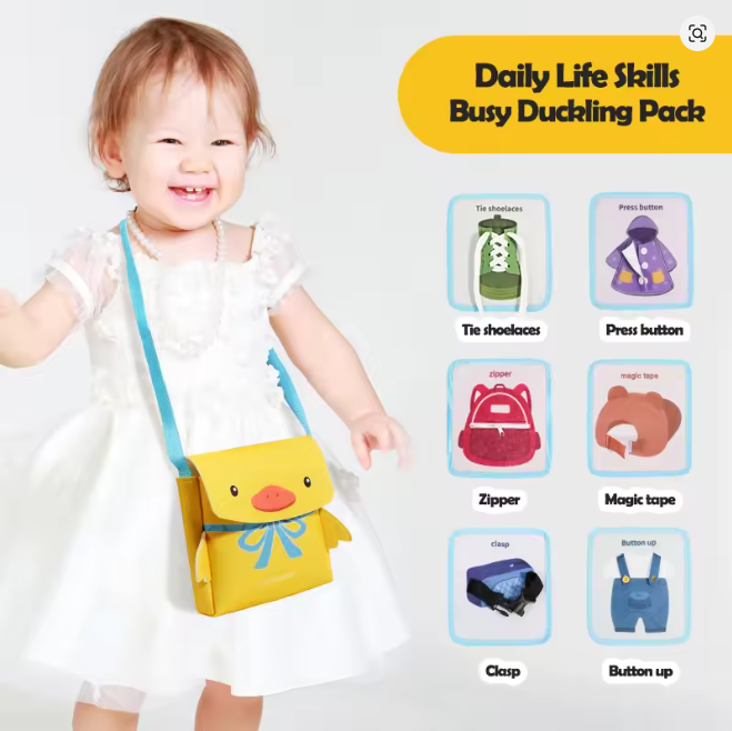 2-in-1 Soft Montessori Felt Quiet Book for Toddlers