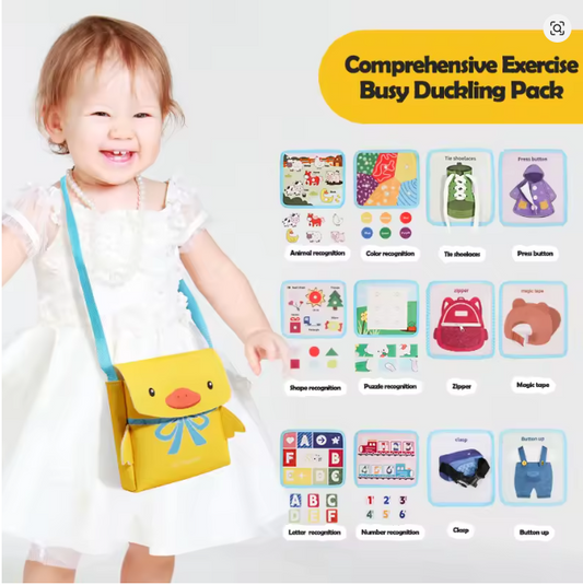 2-in-1 Soft Montessori Felt Quiet Book for Toddlers