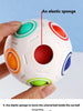 Magic Rainbow Puzzle Ball Cube Speed Ball Fun Stress Reliever Fidget Ball Toy