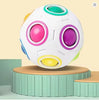 Magic Rainbow Puzzle Ball Cube Speed Ball Fun Stress Reliever Fidget Ball Toy