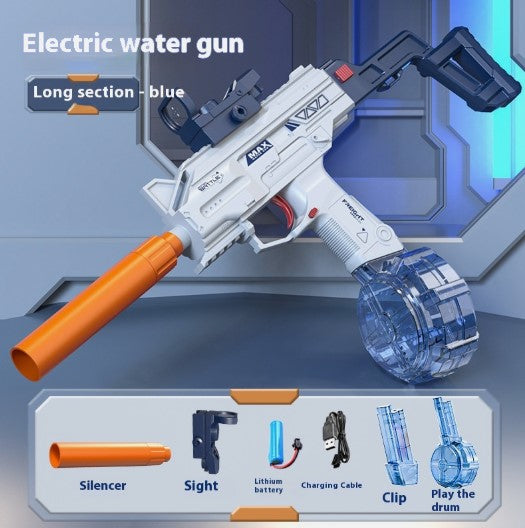 Automatic UZI Electric Backpack Water Submachine Gun Fights Summer Toy