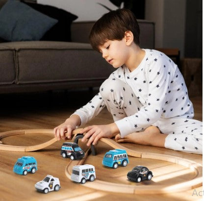 Toddlers Cute Twist-Forward Movement Clockwork Spring Engineering Car Toy