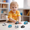 Toddlers Cute Twist-Forward Movement Clockwork Spring Engineering Car Toy