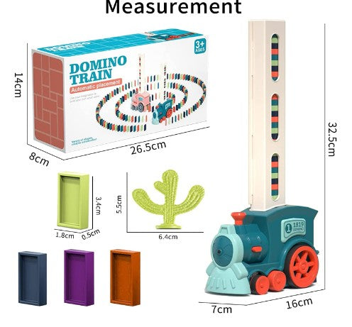 Domino Train Toy Set for Kids - 80pcs